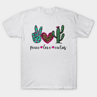 Peace Love Cactus T-Shirt